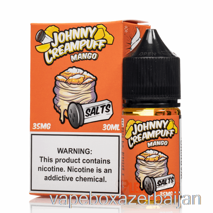 Vape Azerbaijan Mango - Johnny Creampuff Salts - 30mL 35mg